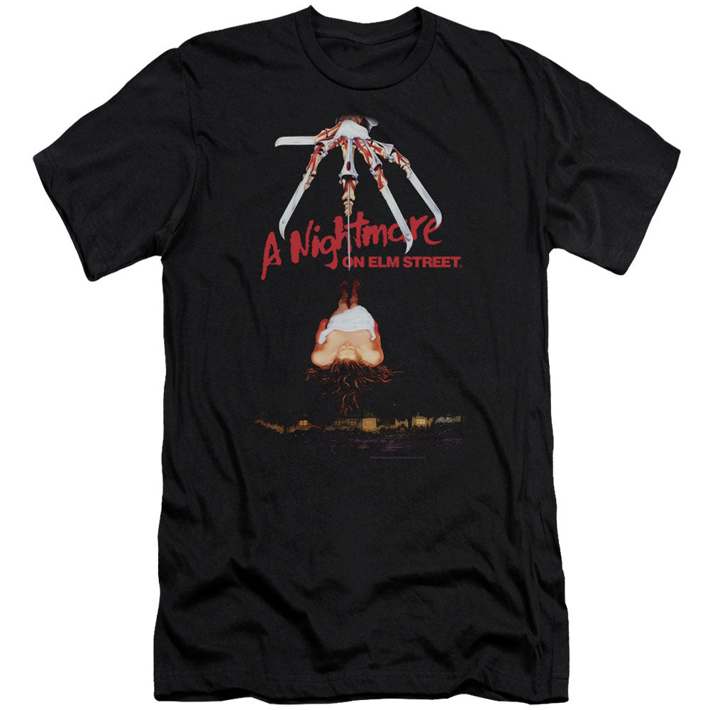 Nightmare On Elm Street Alternate Poster Premium Canvas Brand Slim Fit T-shirt Front