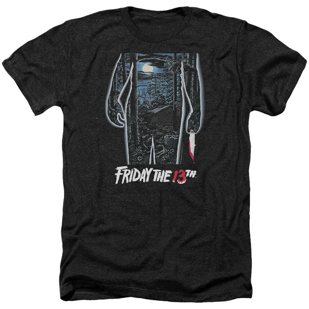 Friday The 13th 13th Poster Adult Heather 40% Poly T-shirt Front