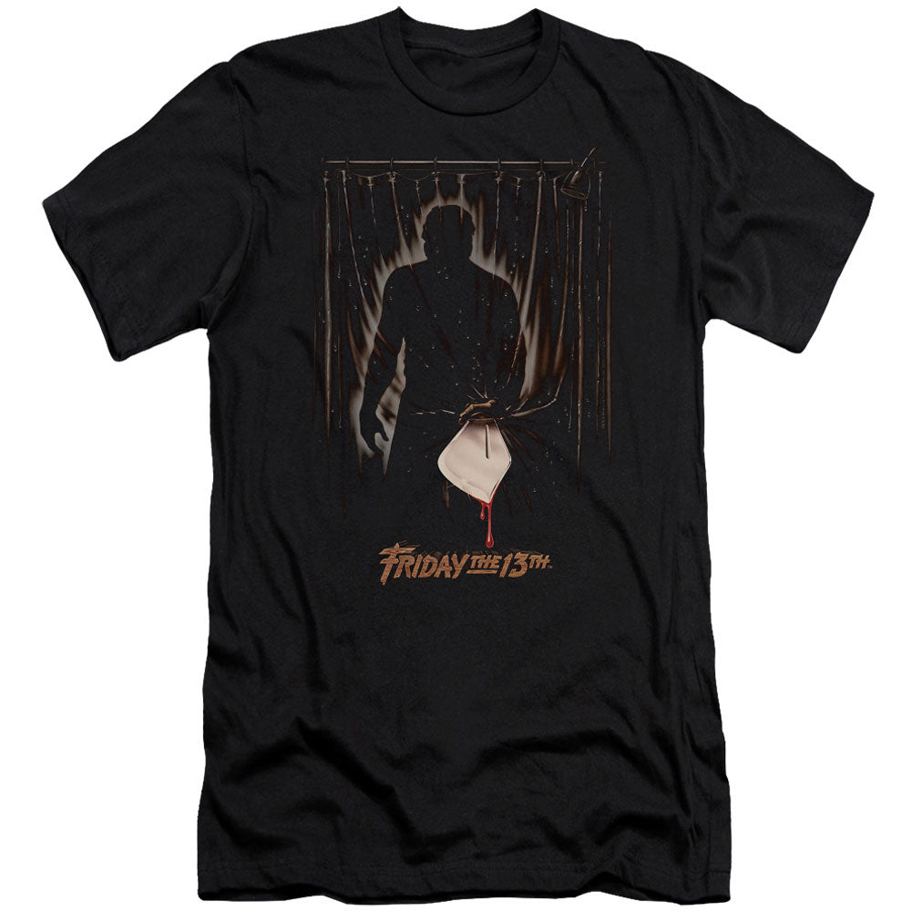 Friday The 13th Part 3 Poster Adult Slim Fit Slim Fit T-shirt Front
