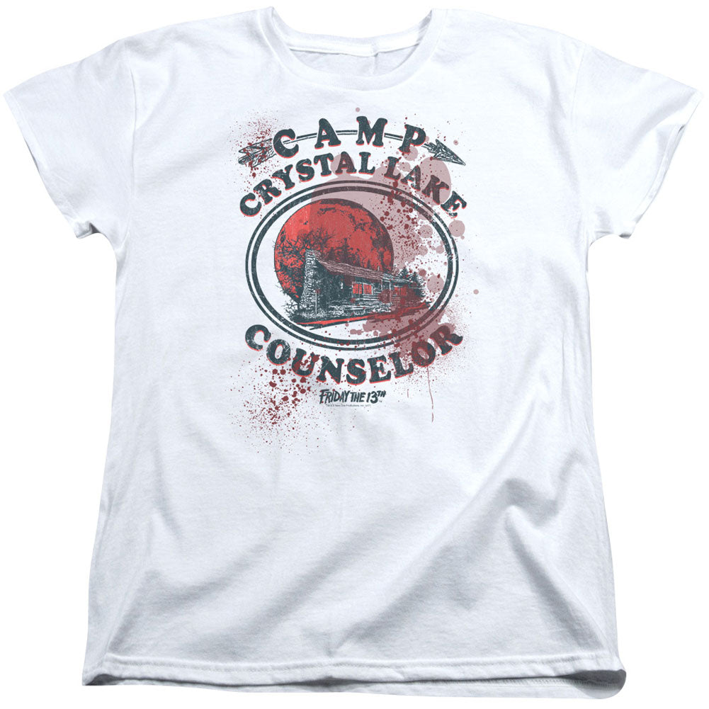 Friday The 13th Camp Counselor Victim Junior Top Front