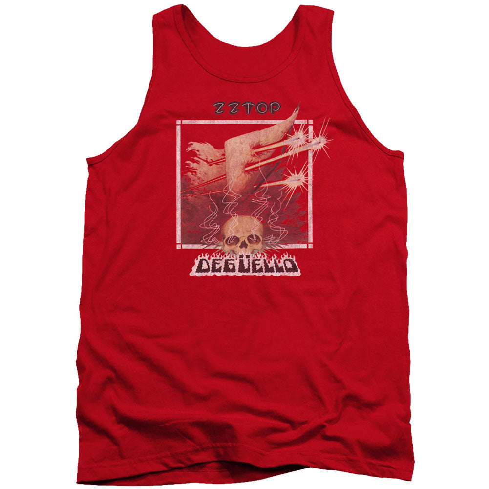 ZZ Top Deguello Cover Mens Tank Front