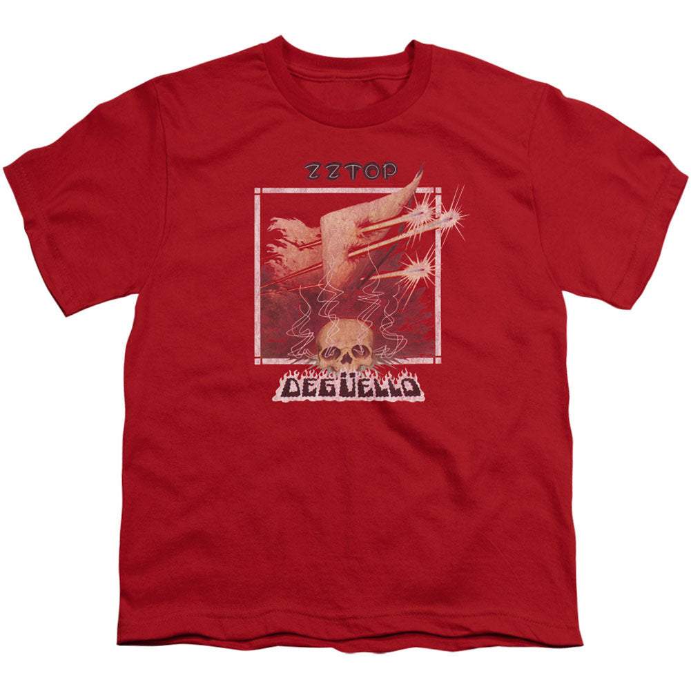 ZZ Top Deguello Cover Youth T-shirt Front