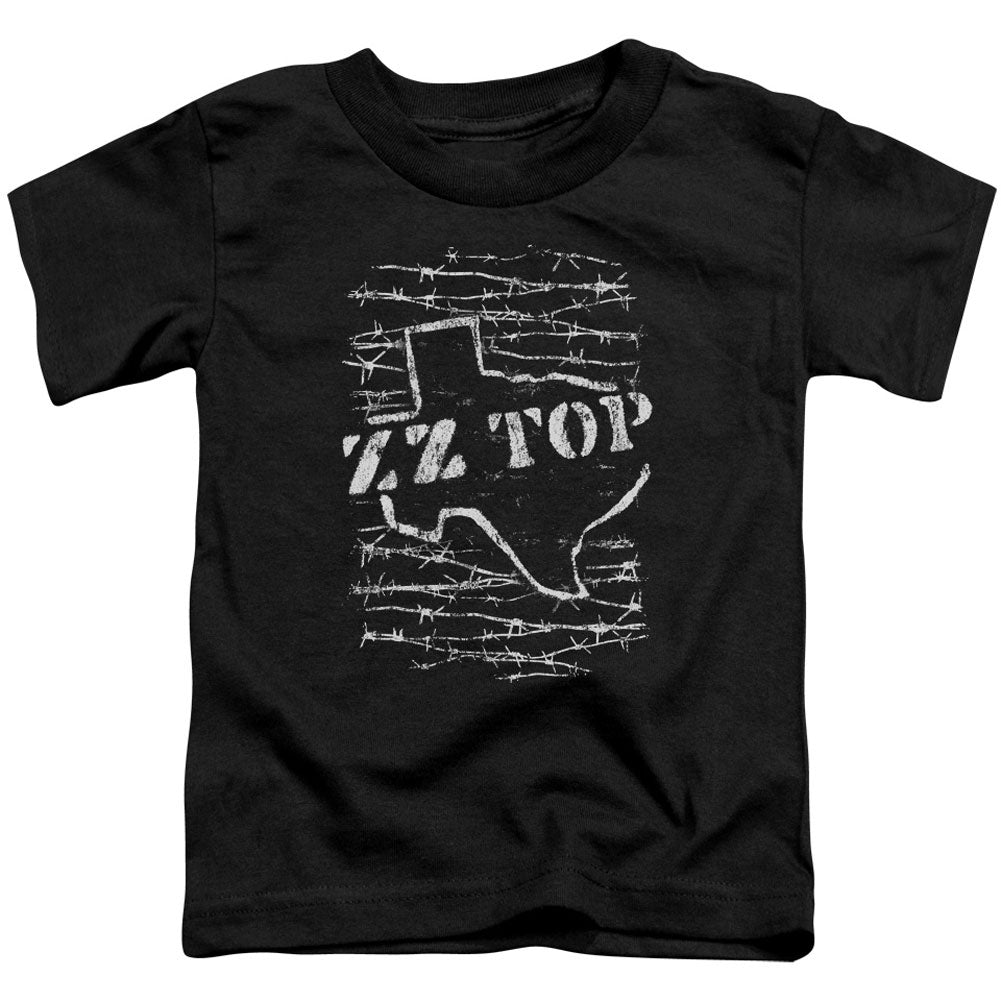 ZZ Top Barbed Toddler Childrens T-shirt Front