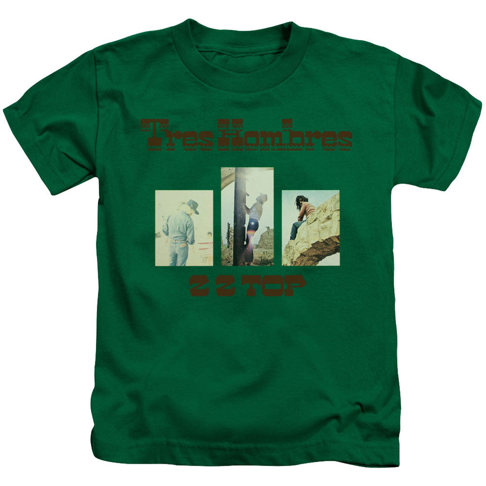 ZZ Top Tres Hombres Juvenile Childrens T-shirt Front