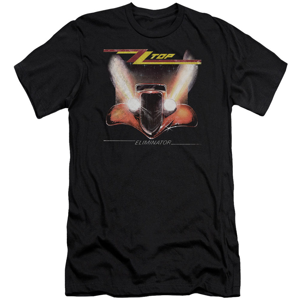 ZZ Top Eliminator Cover Adult Slim Fit Slim Fit T-shirt Front