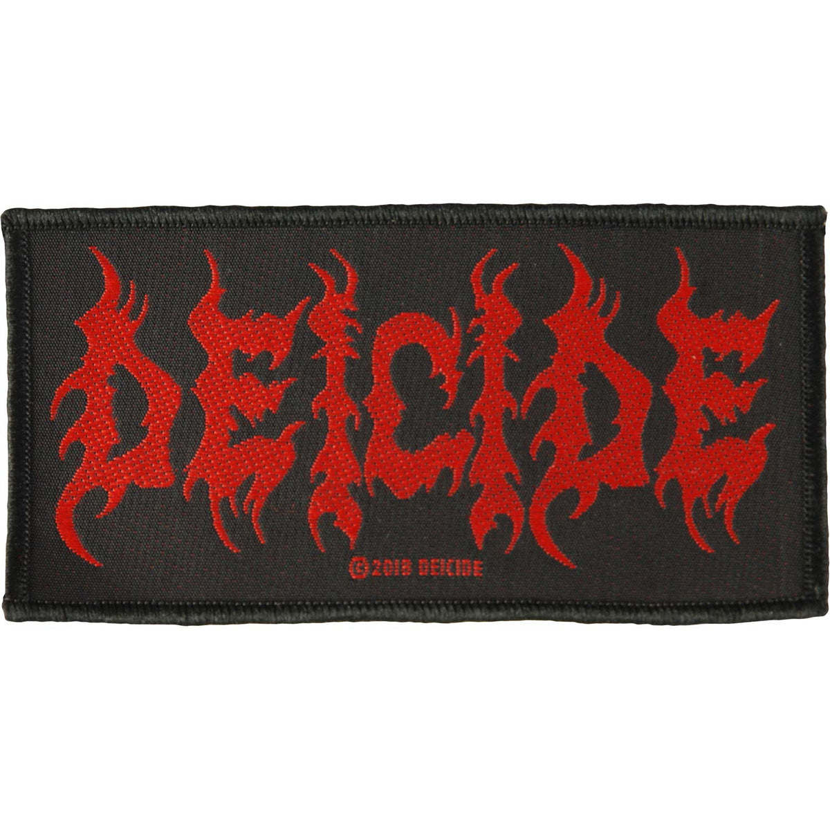 Deicide Logo Woven Patch Front