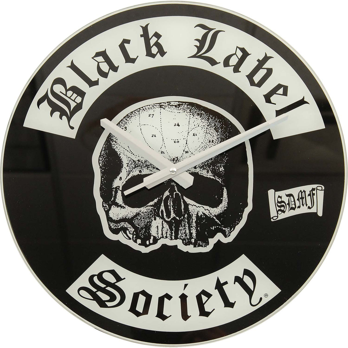Black Label Society Skull Logo Wall Clock Front