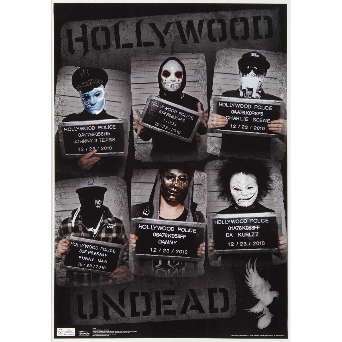 Hollywood Undead Line-Up Domestic Poster Front
