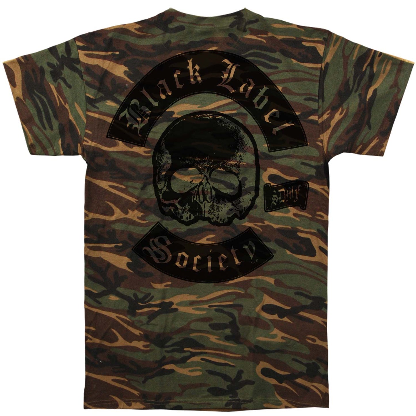 Black Label Society BLS Worldwide Camo Tee T-shirt