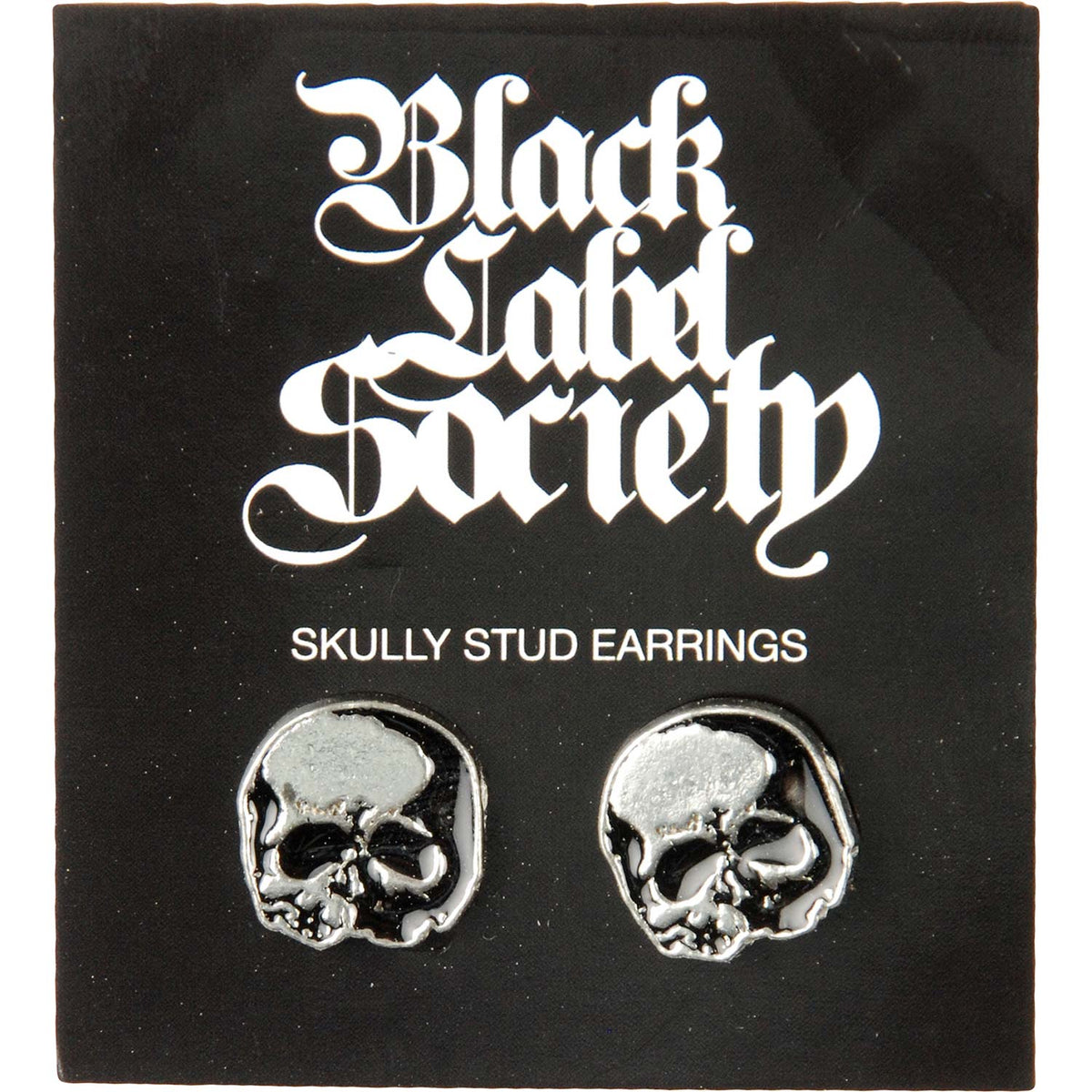 Black Label Society Skully Stud Earrings Earrings Front