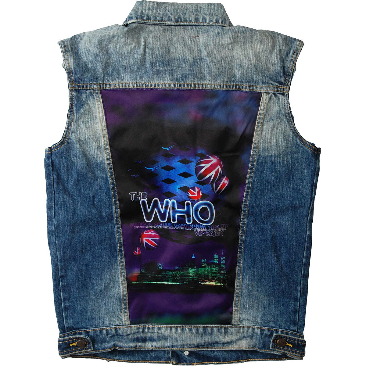 Who Union Jack Vest Back
