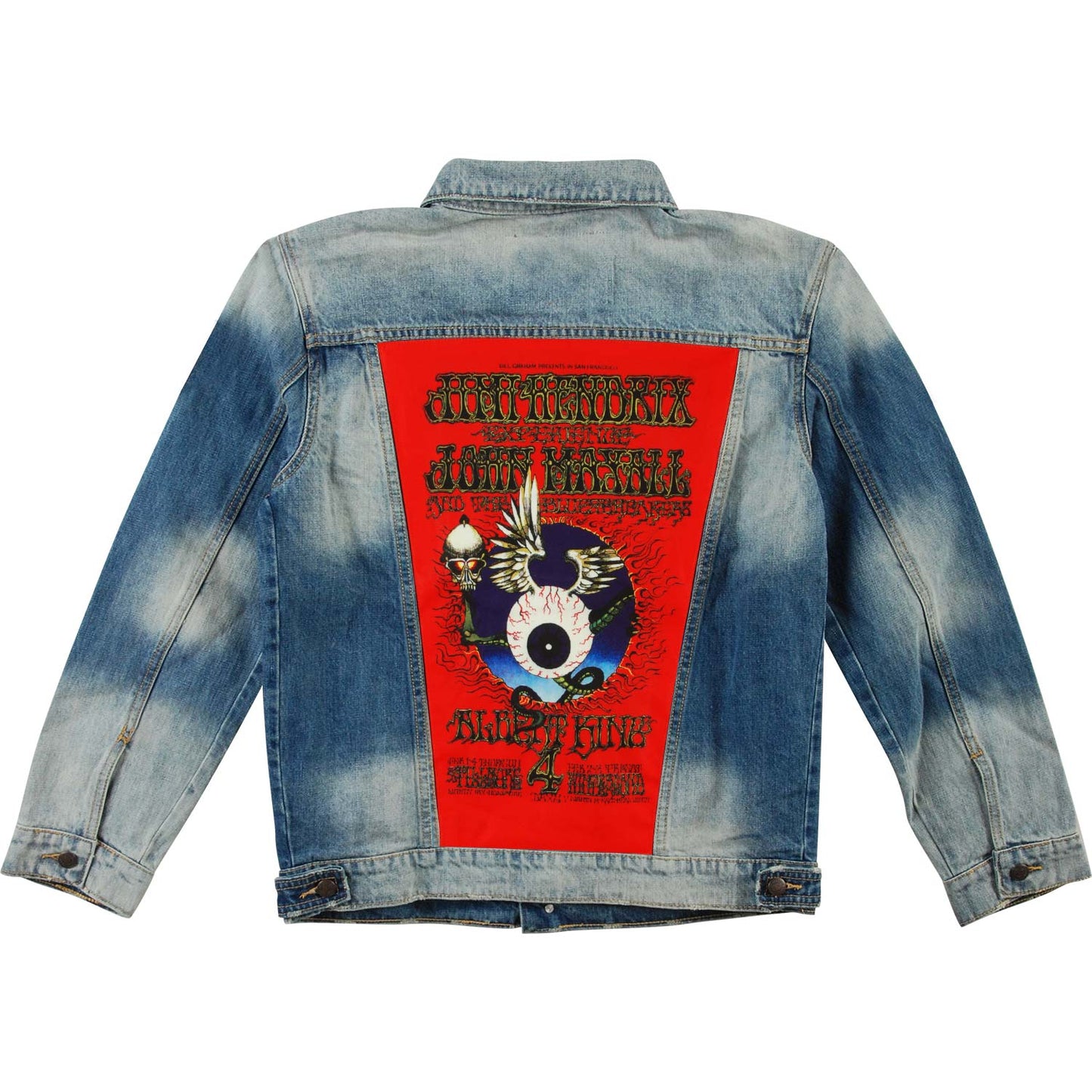 Jimi Hendrix Flying Eye Denim Jacket