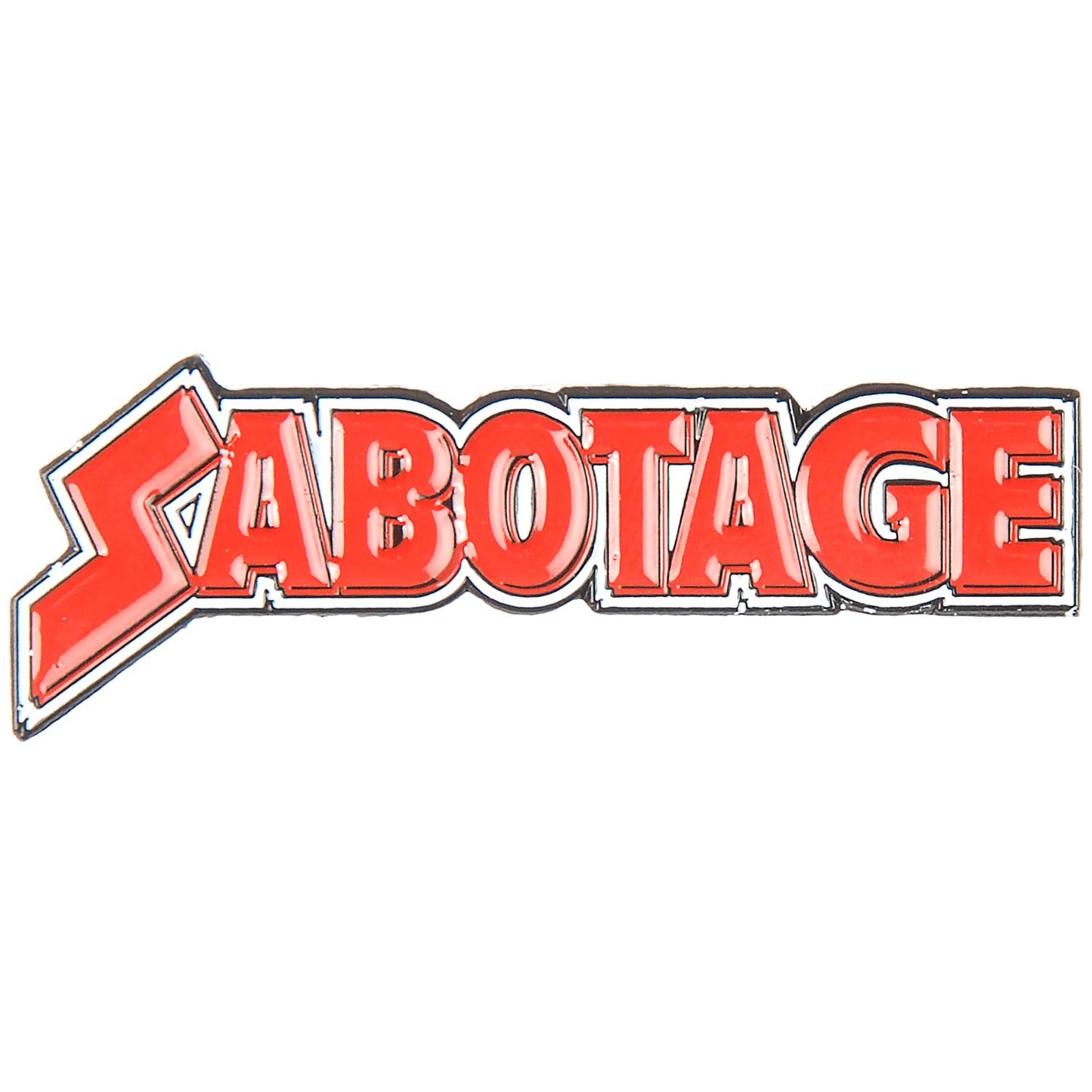 Black Sabbath Sabotage Pewter Pin Badge