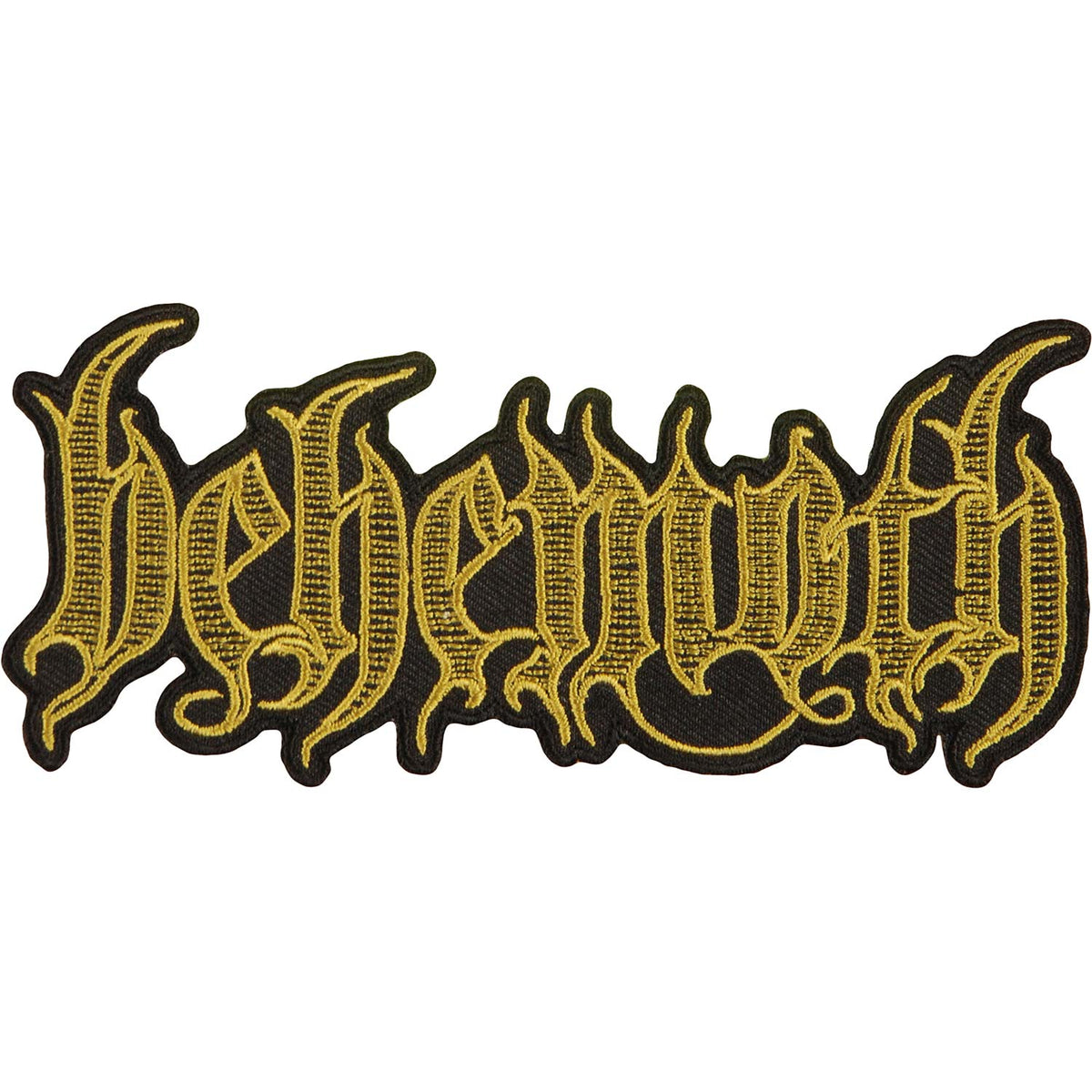 Behemoth Engraved Logo Patch Embroidered Patch Front