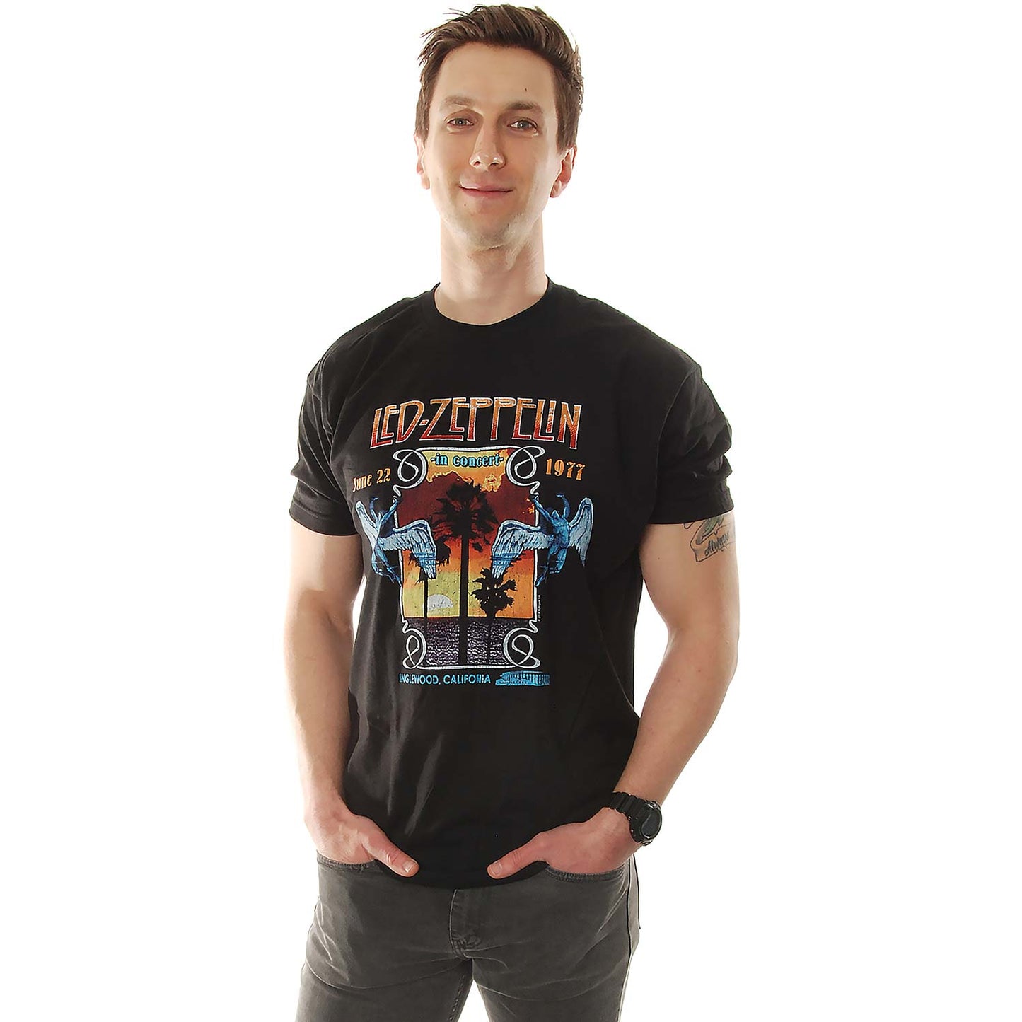 Led Zeppelin Inglewood Slim Fit T-shirt Back
