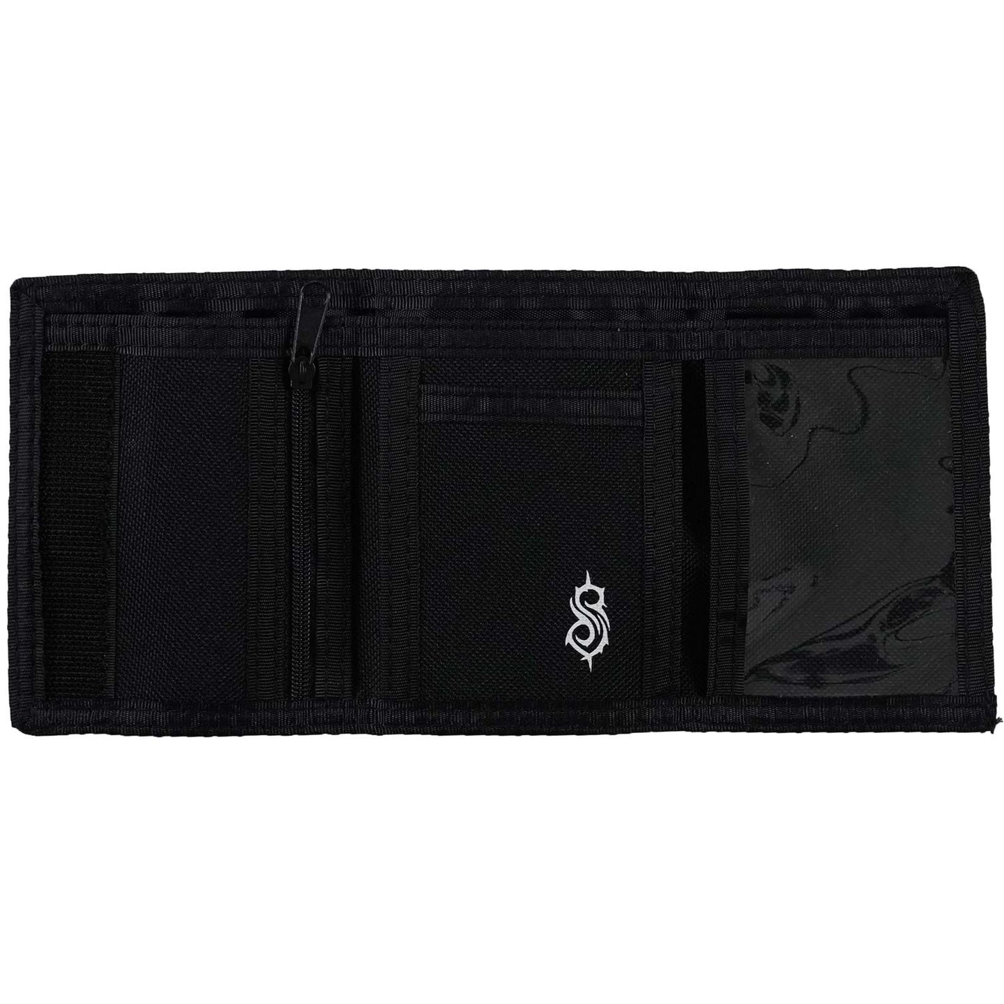 Slipknot Camo Hook & Loop Closure Tri-Fold Wallet Back