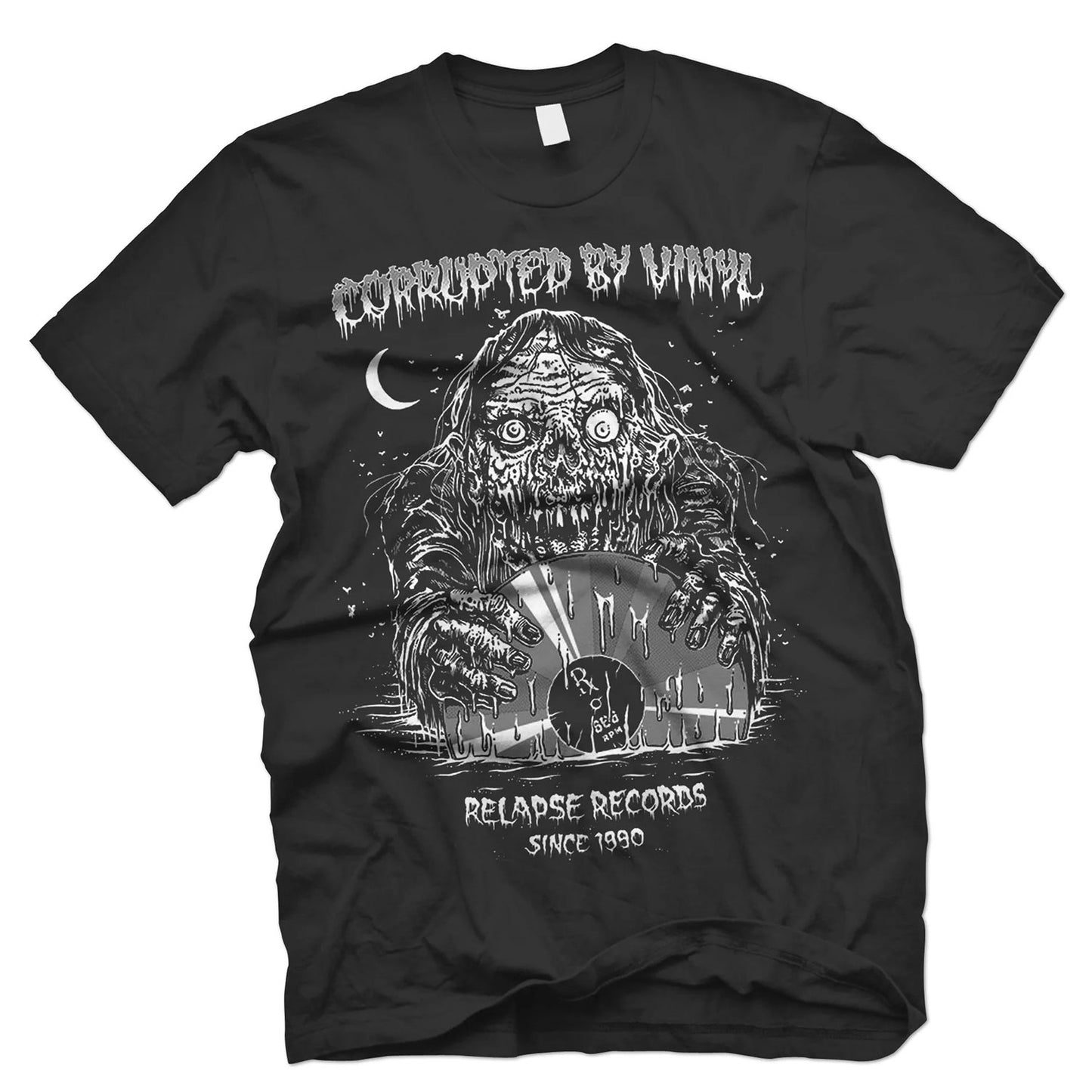 Relapse Records Corrupted By Vinyl T-shirt