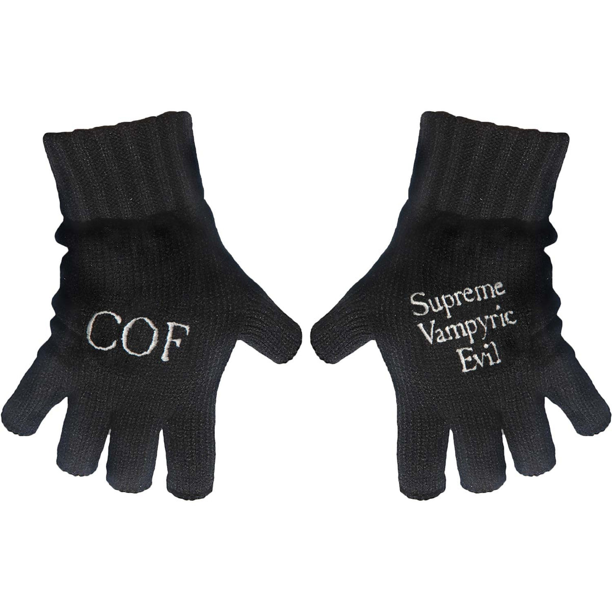 Cradle Of Filth COF / Supreme Vampiric Knit Gloves Front