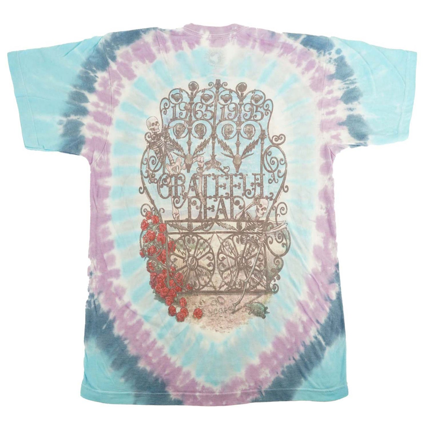 Grateful Dead Vintage 30th Anniversary Tie Dye T-shirt Back