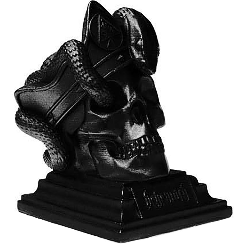 Behemoth Candle - The Unholy Trinity - Skull - Black Metallic Candle