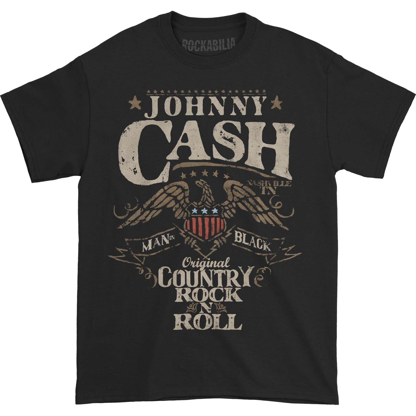 Johnny Cash Country Rock'n Roll T-shirt Front