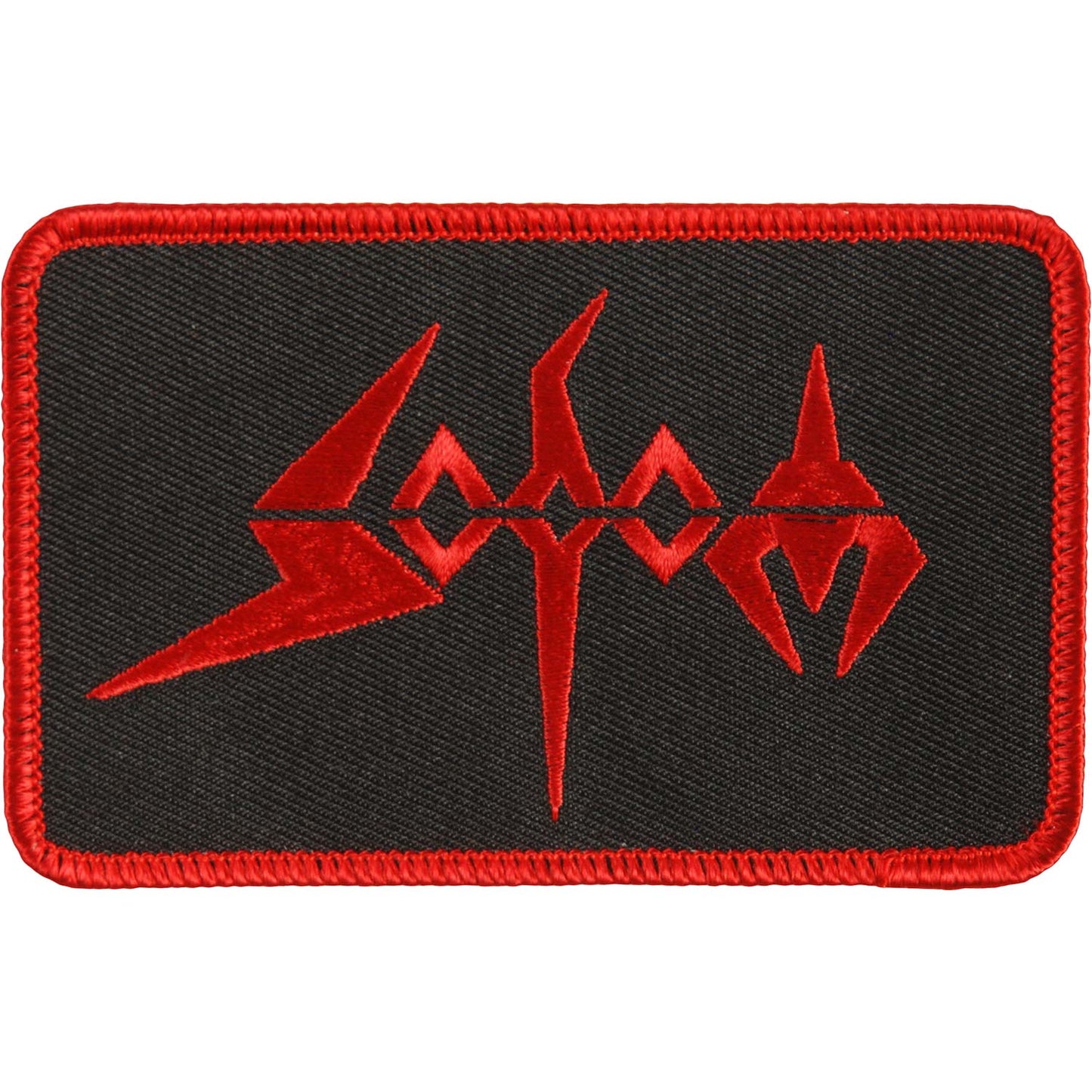 Sodom Red Logo Patch Embroidered Patch