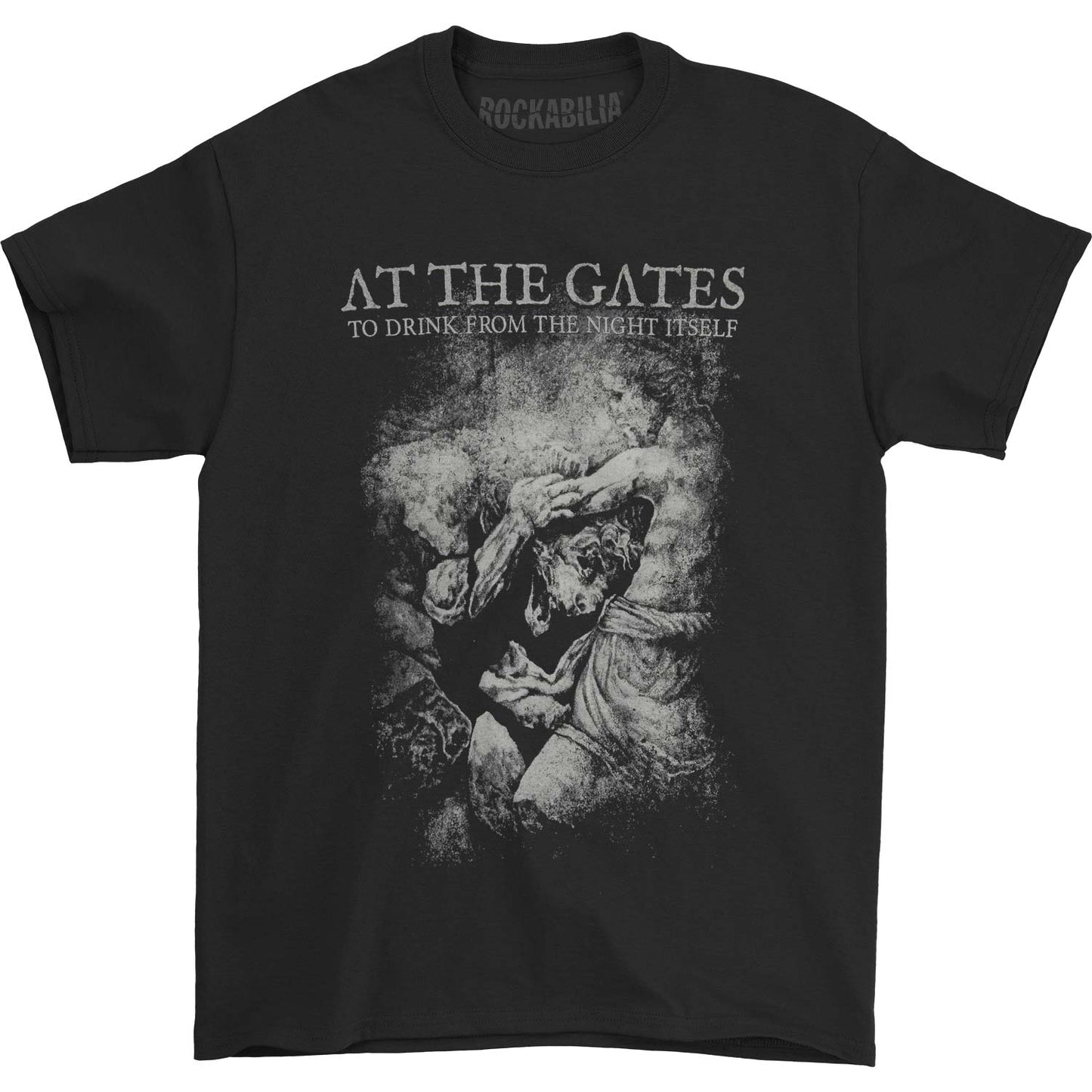 At The Gates Drink From The Night Grey Lion T-shirt