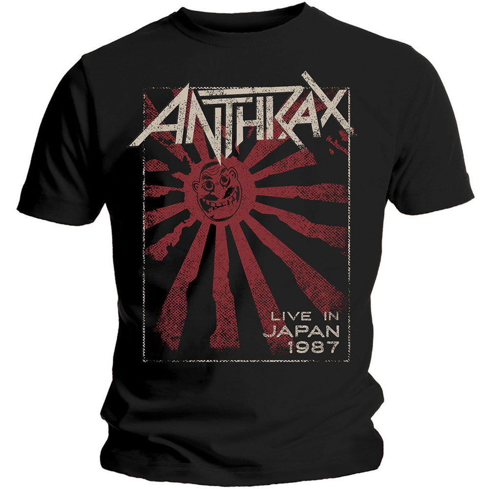 Anthrax Live In Japan T-shirt Front