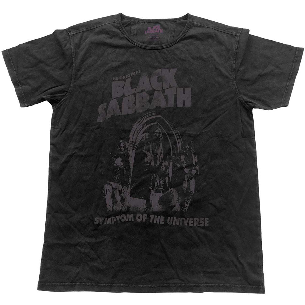 Black Sabbath Symptom Of The Universe (Vintage Finish) Vintage T-shirt Front