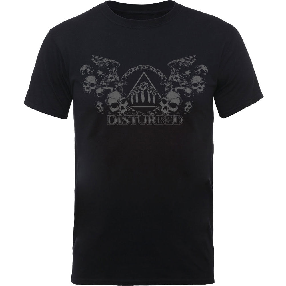 Disturbed Beware The Vultures Slim Fit T-shirt Front