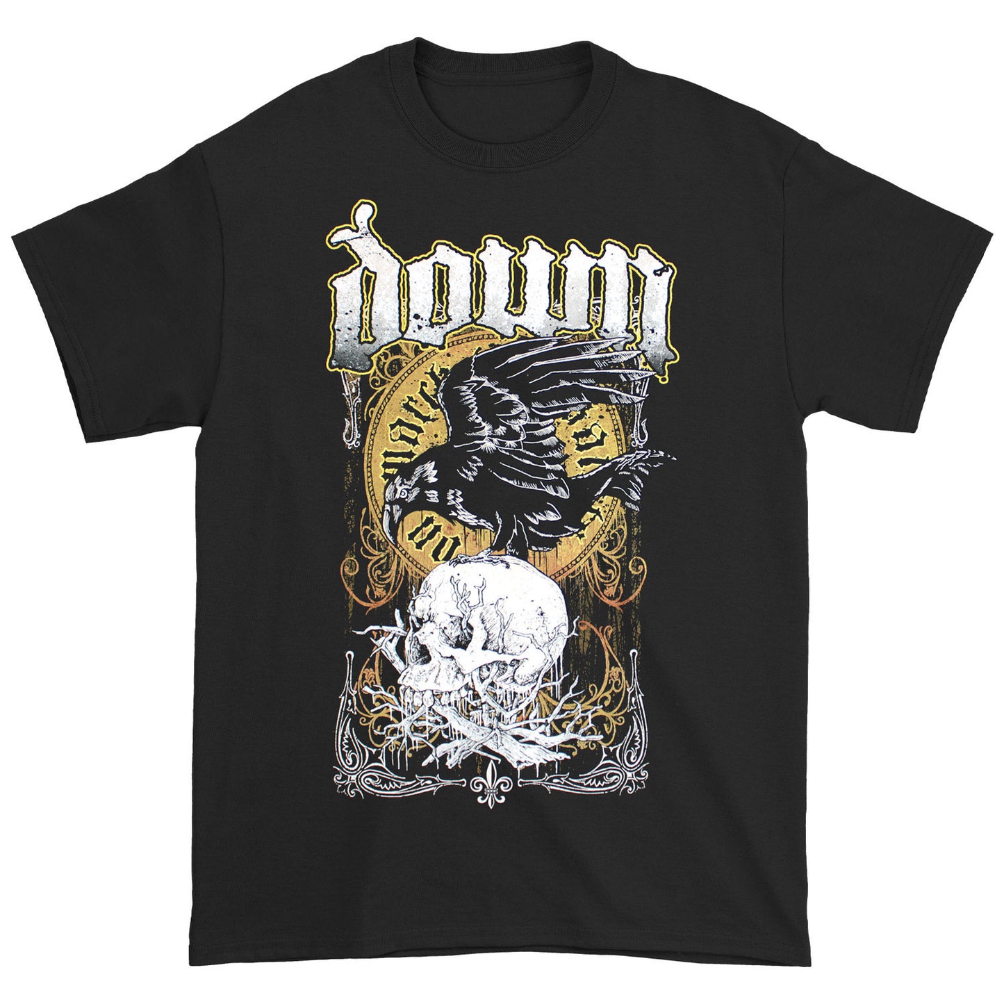 Down Swamp Skull T-shirt Front