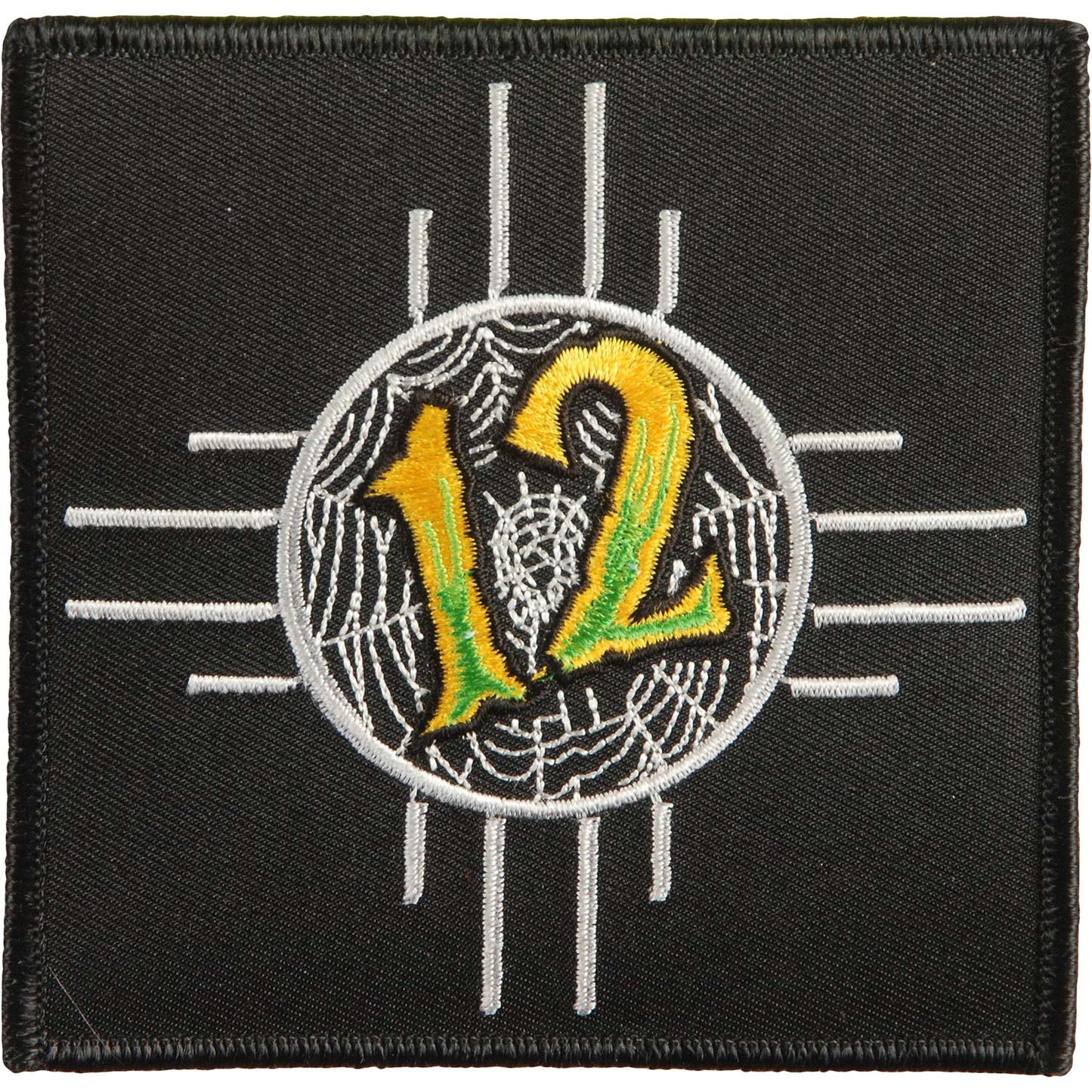 12 Step Rebels Web Logo Embroidered Patch Front