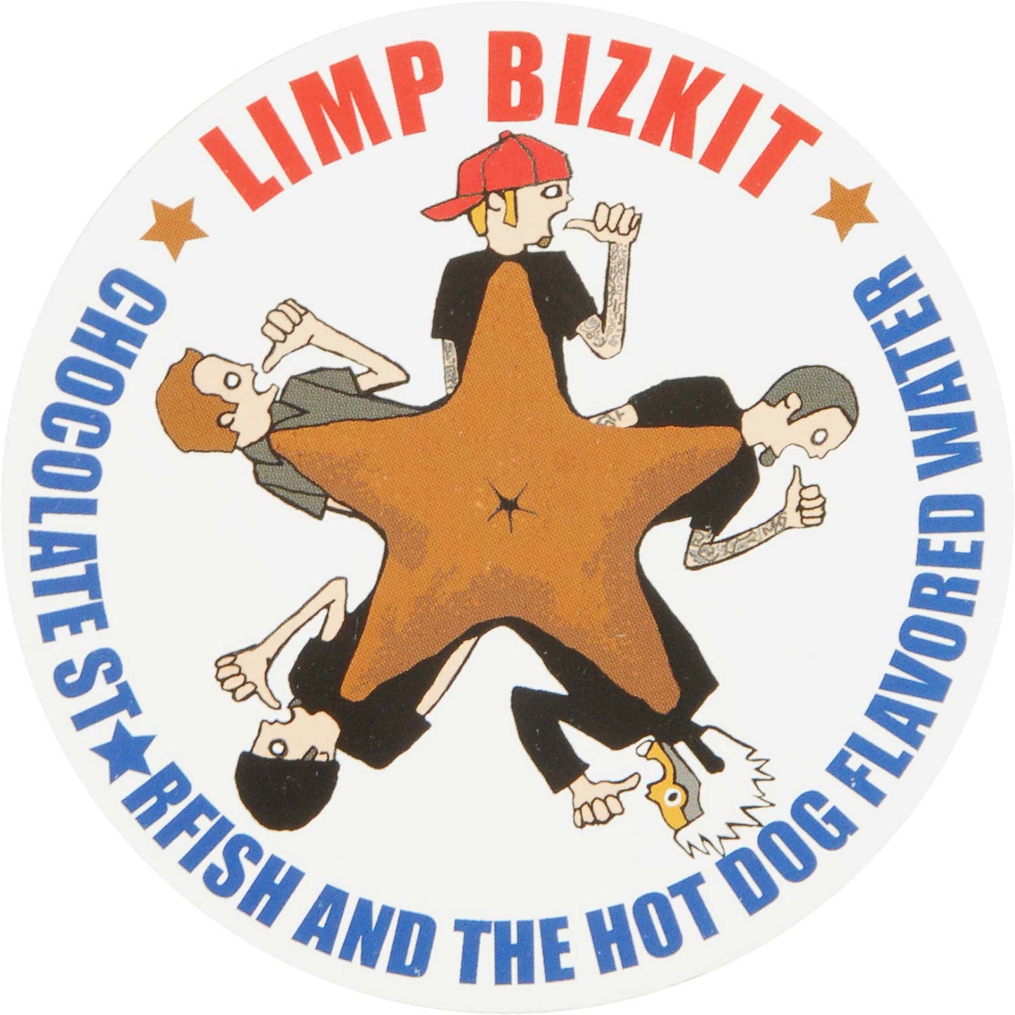 Limp Bizkit Starfish Circle (Very Last One Left) Sticker