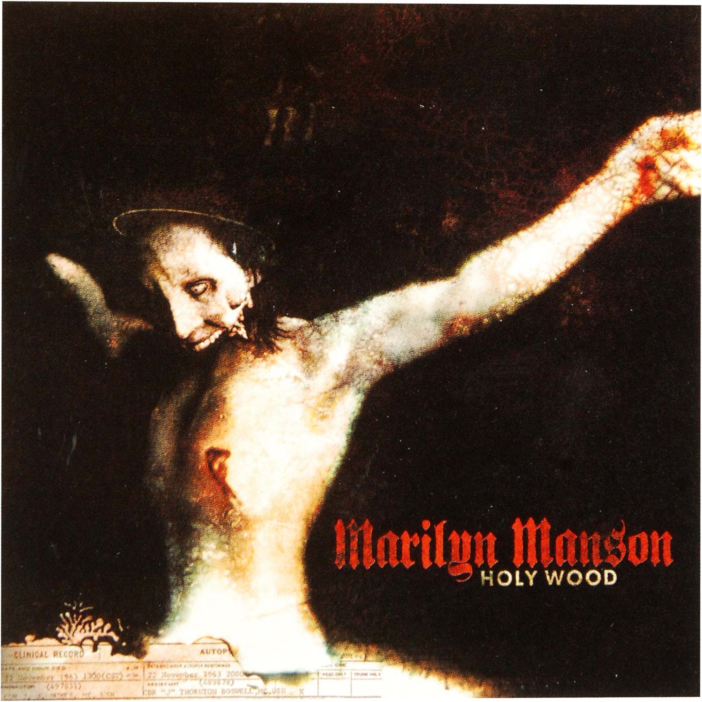 Marilyn Manson Holywood Sticker Front