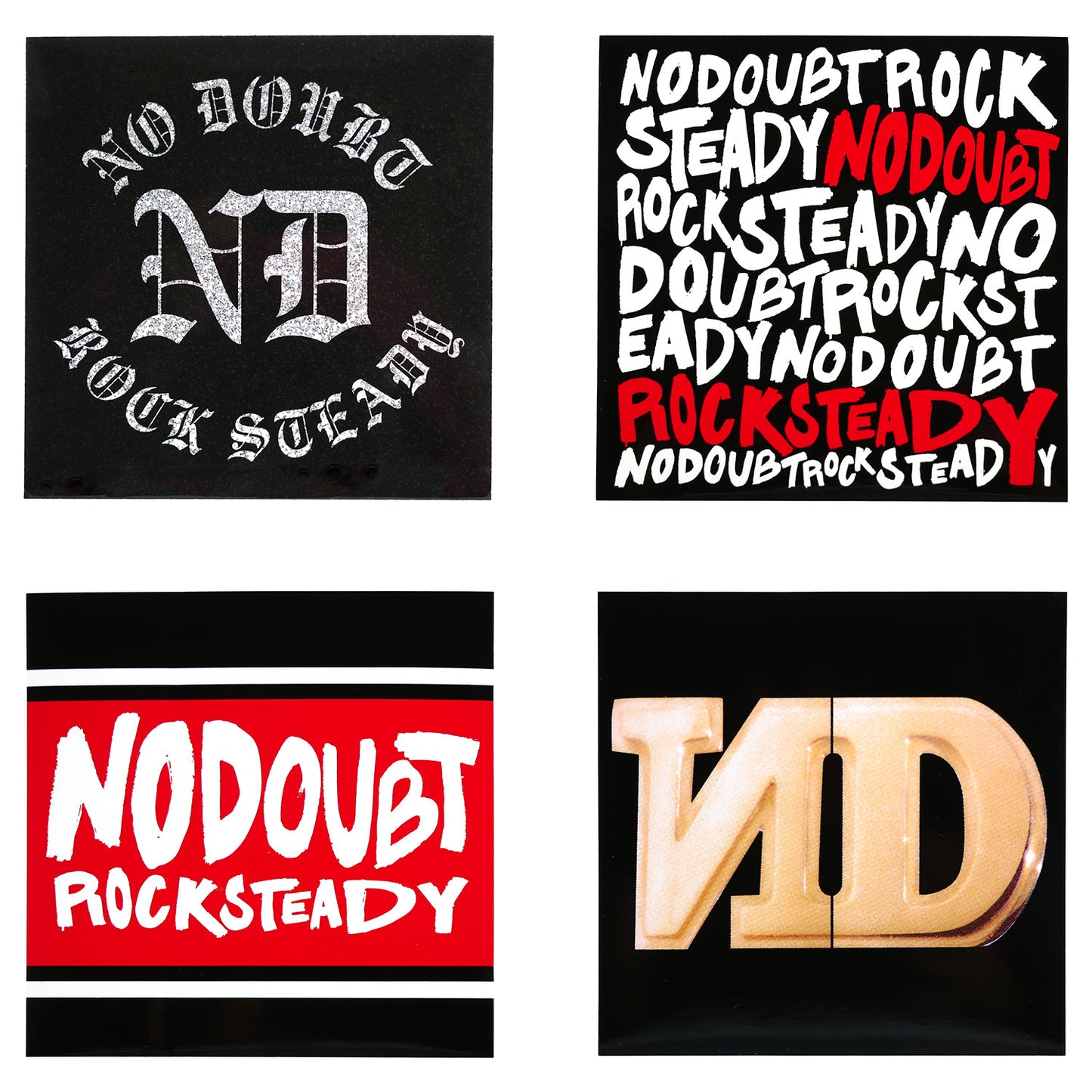 No Doubt Sticker Set Front