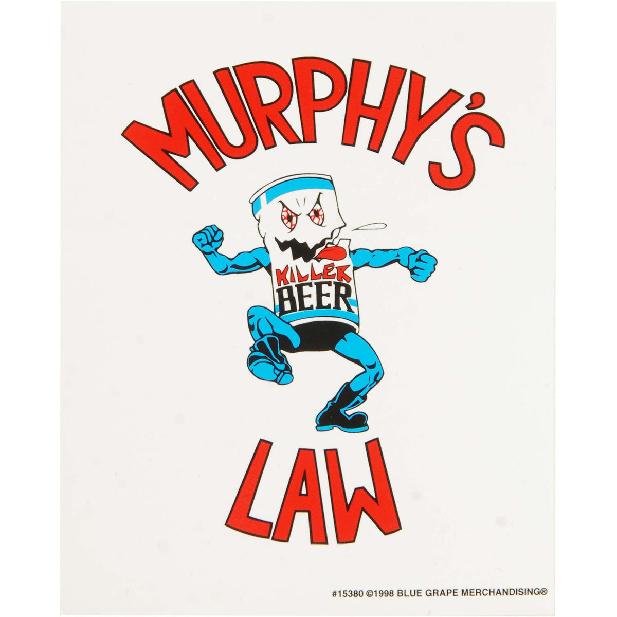 Murphy's Law Sticker Front