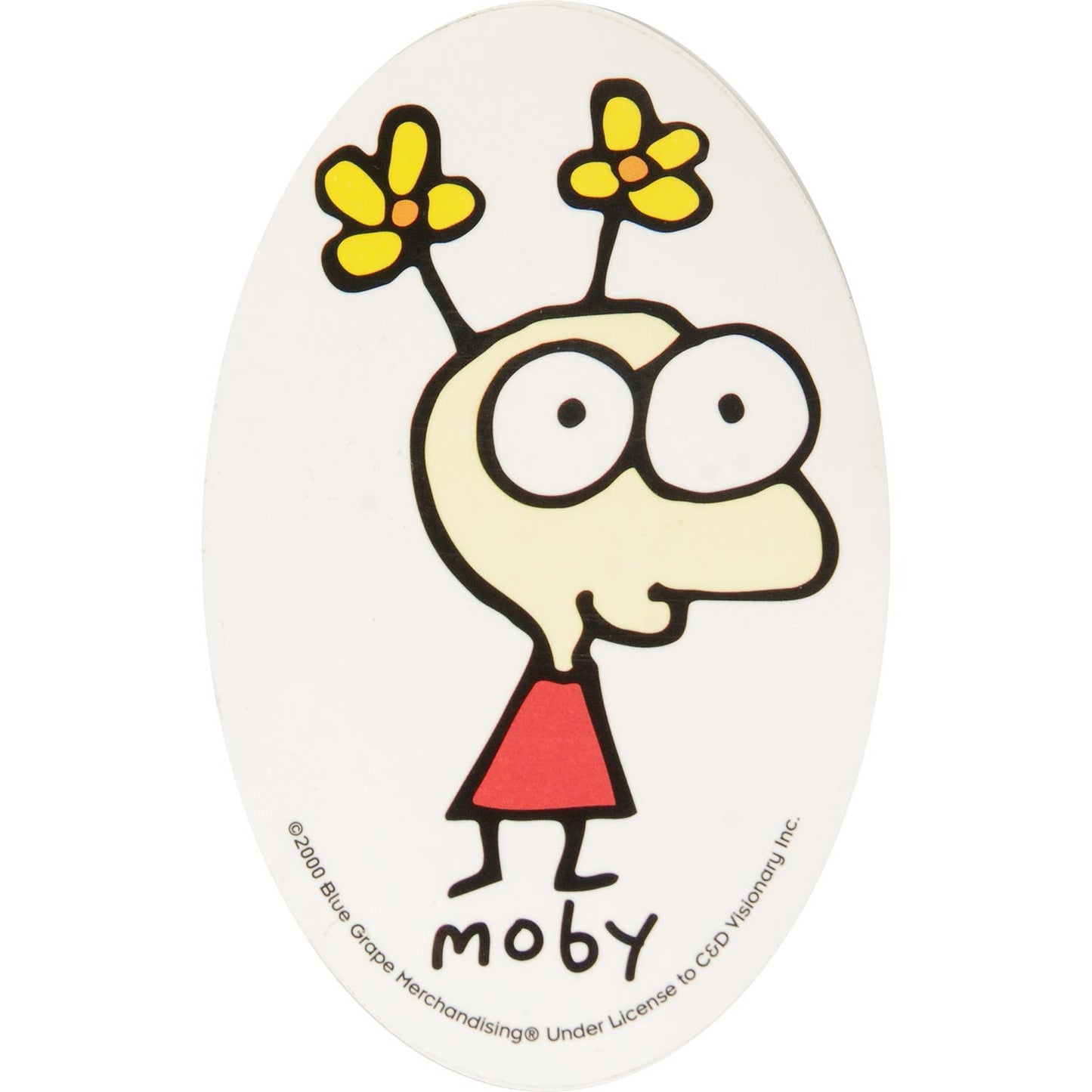 Moby Sticker Front
