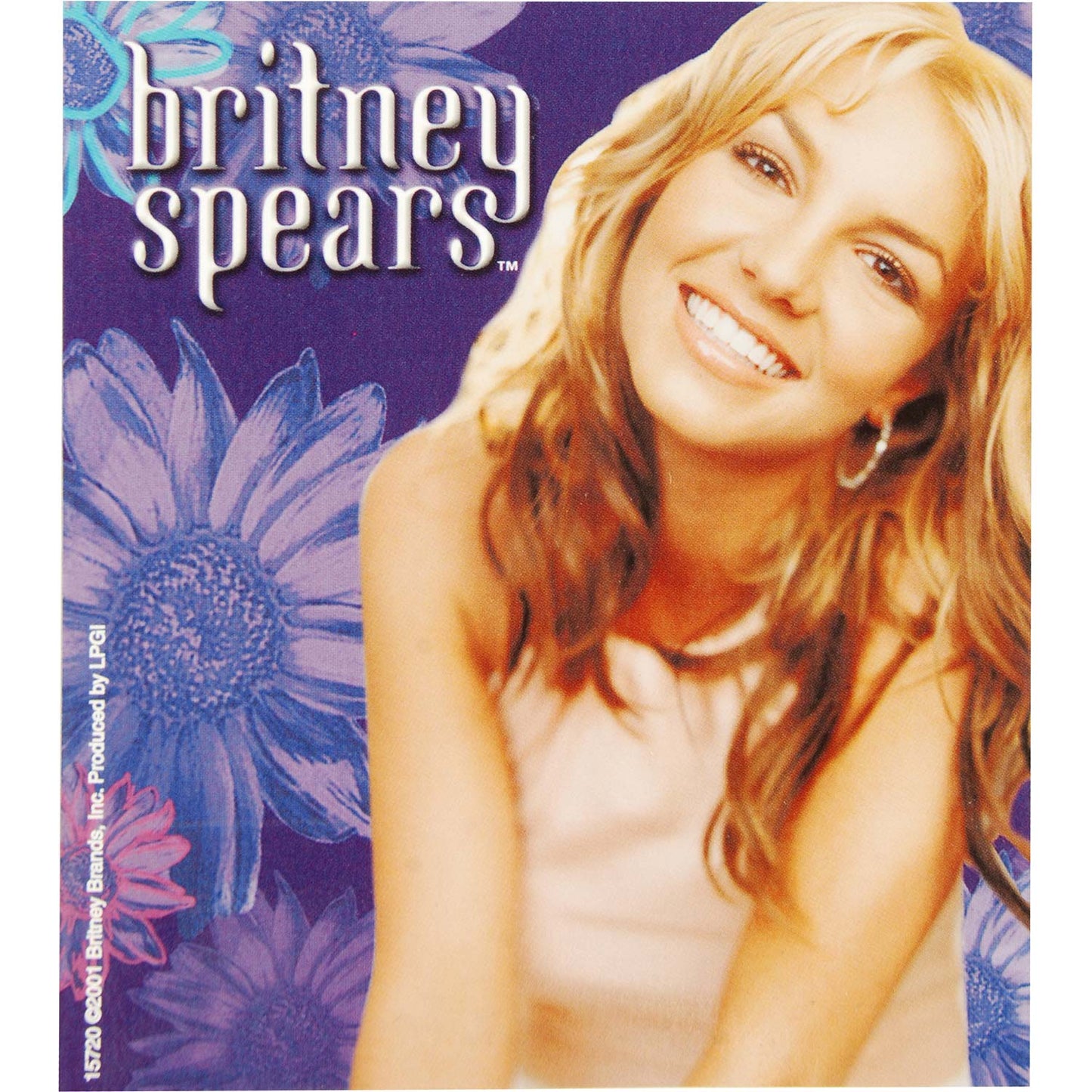 Vintage Photo, Logo & Flowers (5" x 5.5") Sticker