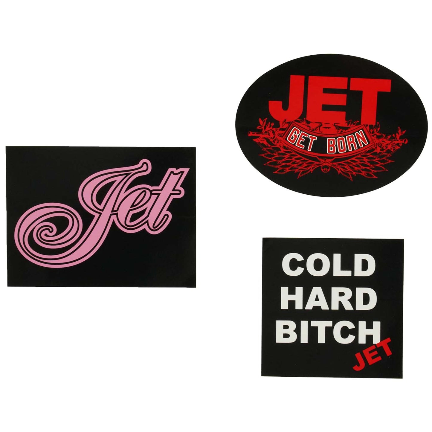 Jet Pack Of 3 Assorted Stickers Sticker Set Front