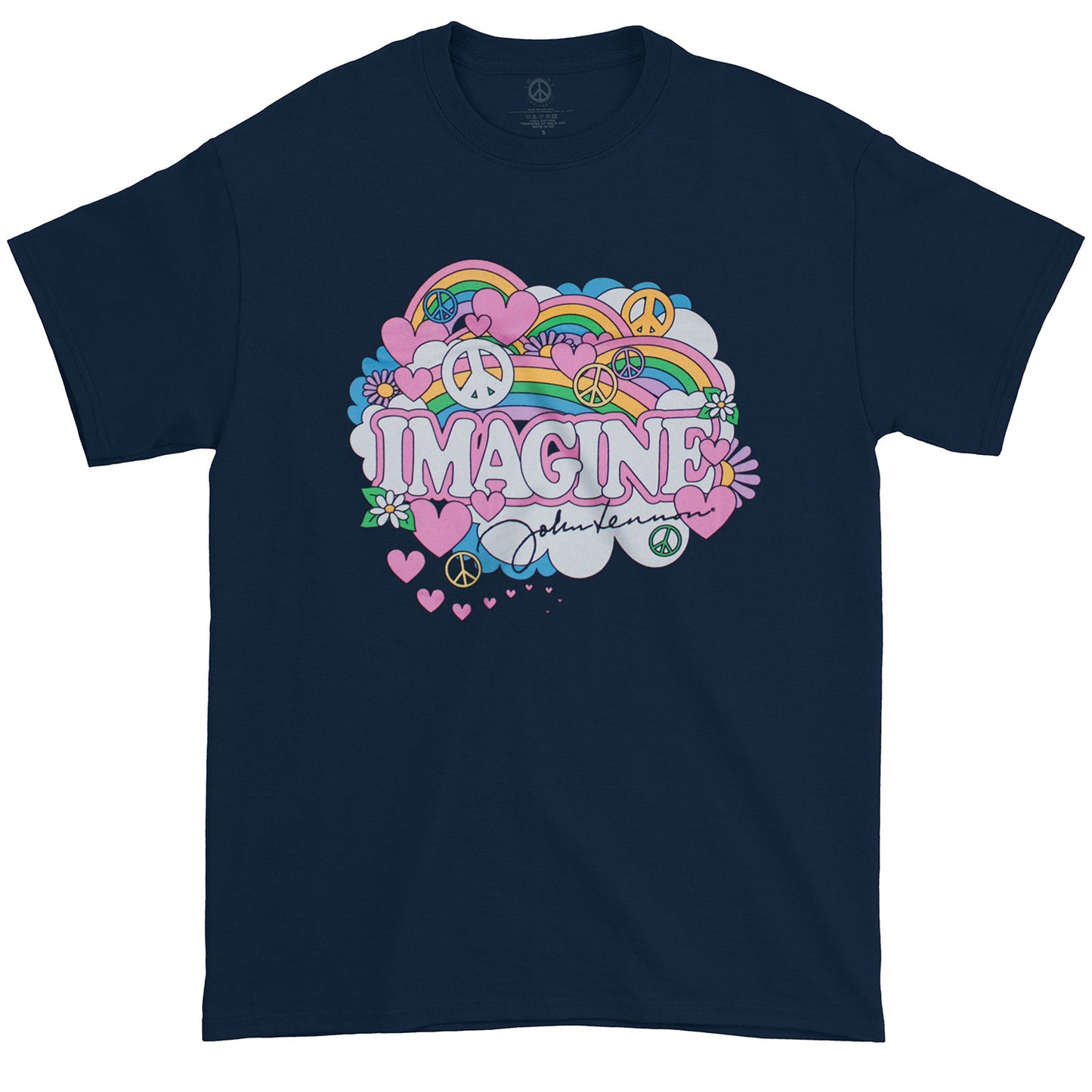 John Lennon John Lennon Rainbows, Love & Peace Slim Fit T-shirt