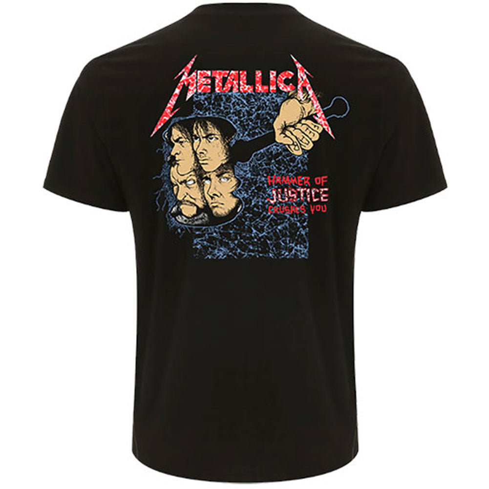 Metallica And Justice For All (Original) (Back Print) Slim Fit T-shirt Back