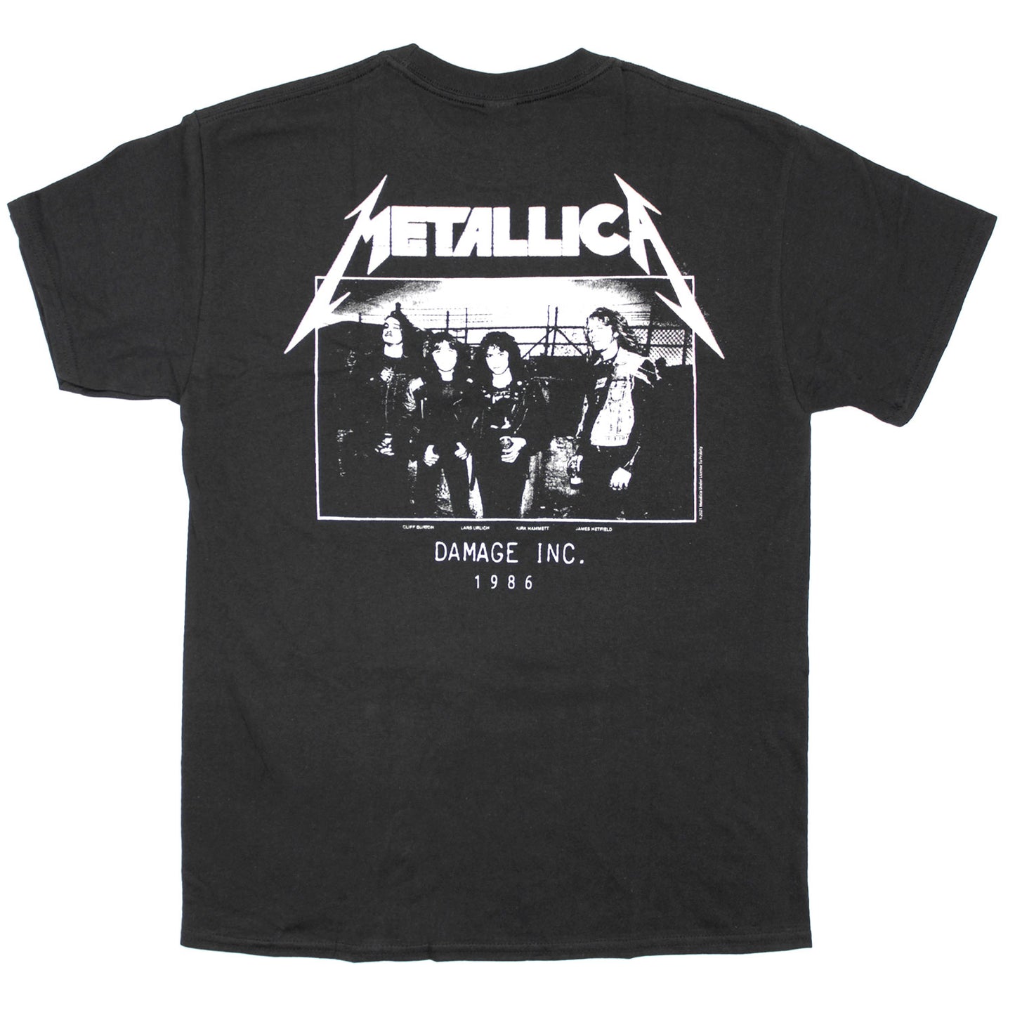 Metallica Master of Puppets Photo (Back Print) Slim Fit T-shirt Back