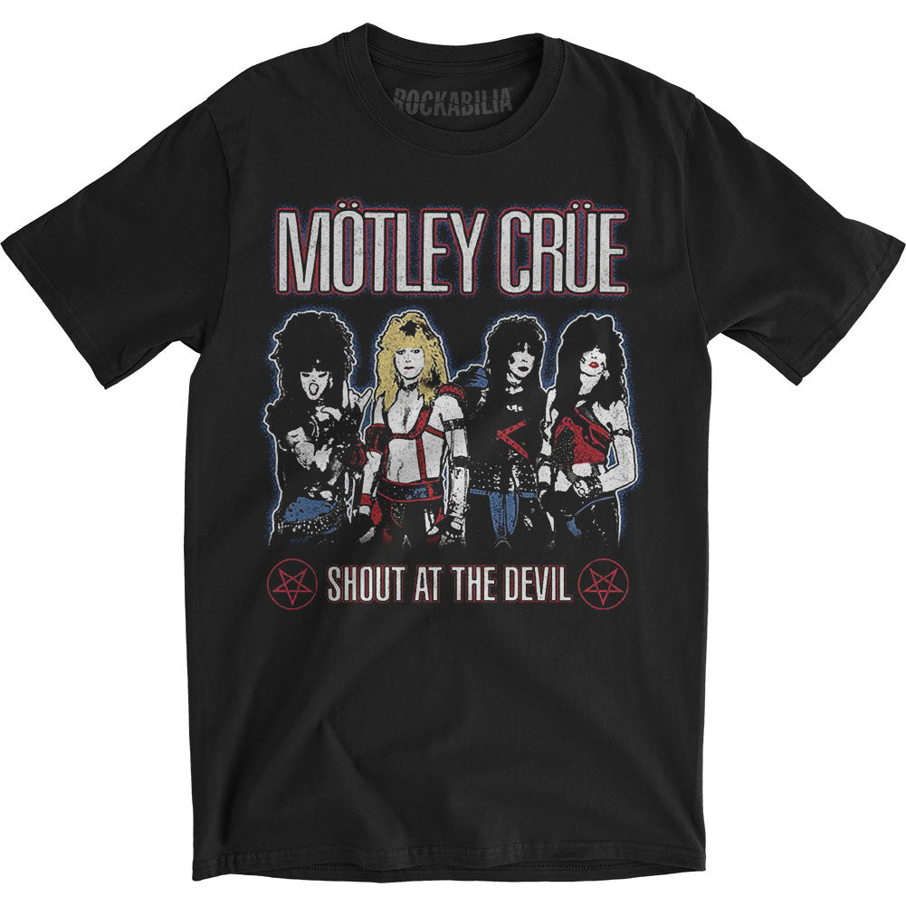 Motley Crue Shout at the Devil Slim Fit T-shirt Front