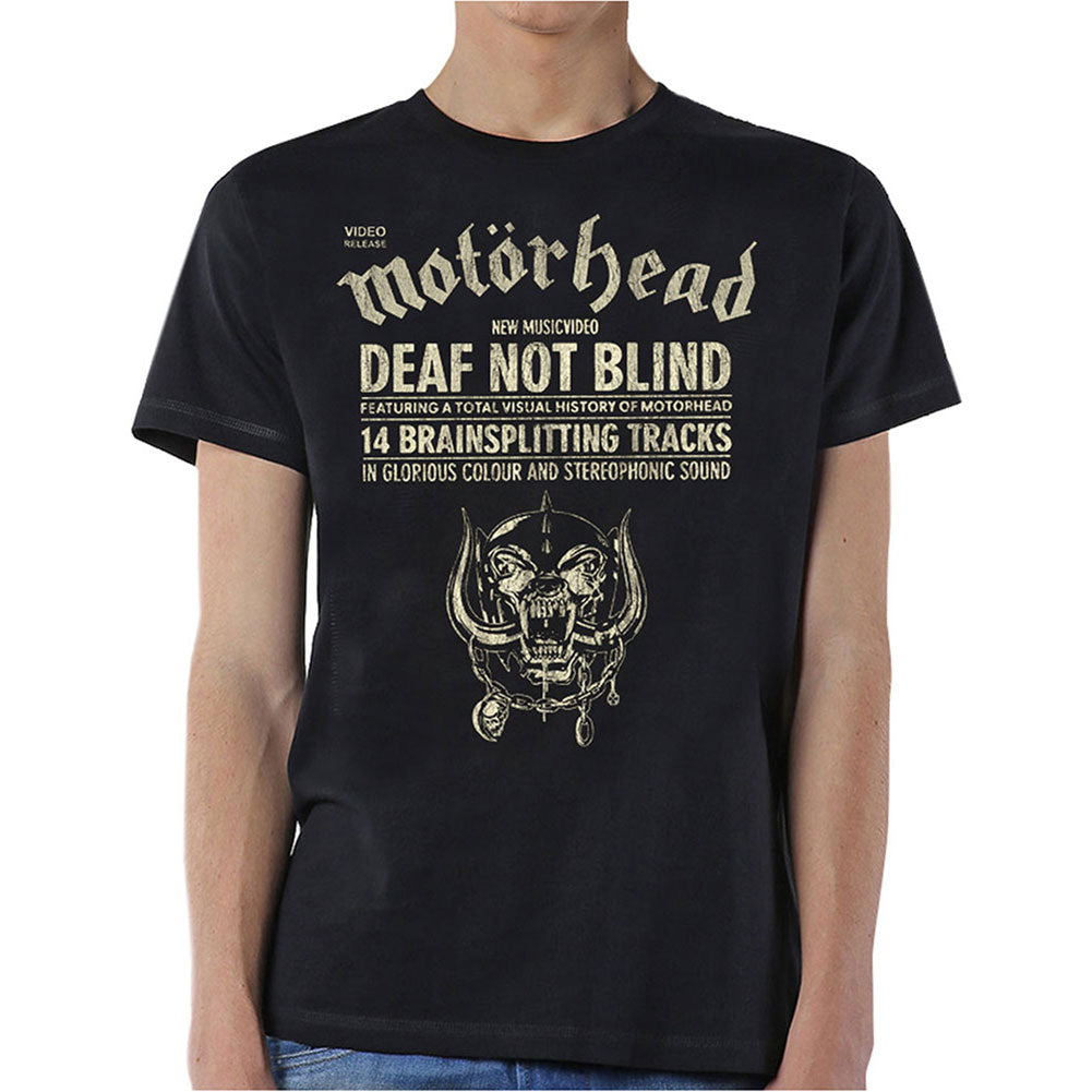 Motorhead Deaf Not Blind Slim Fit T-shirt Front