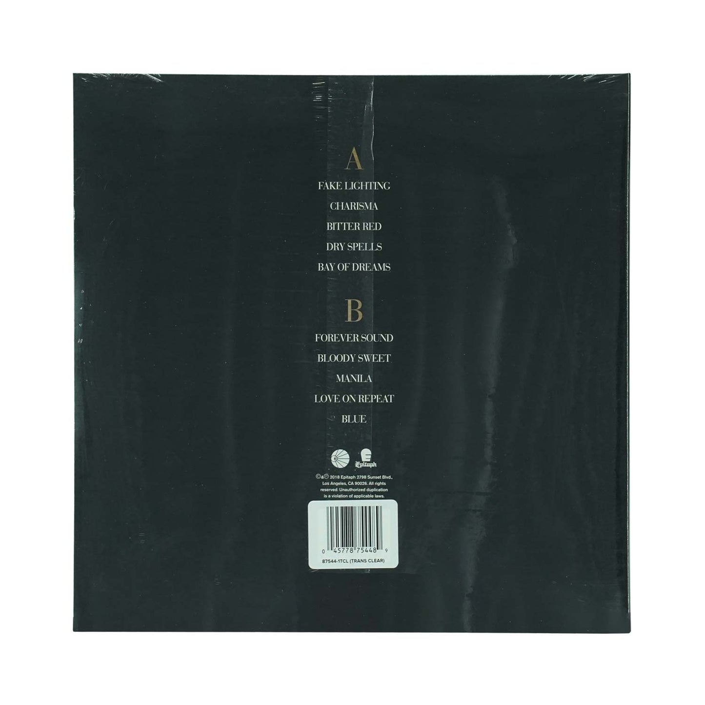 Pianos Become The Teeth Wait For Love LP (Clear) Vinyl Back
