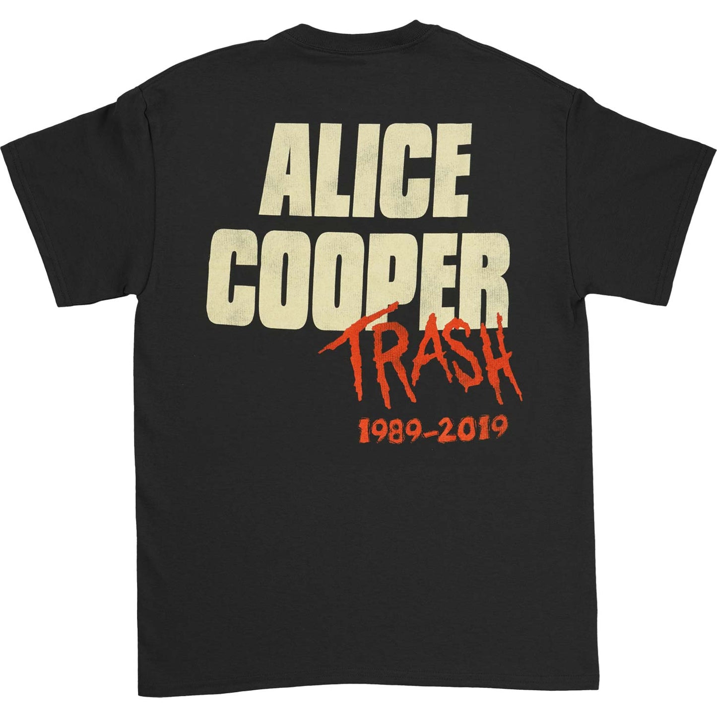 Alice Cooper Jumbo Print Trashed Redux V2 T-shirt Back
