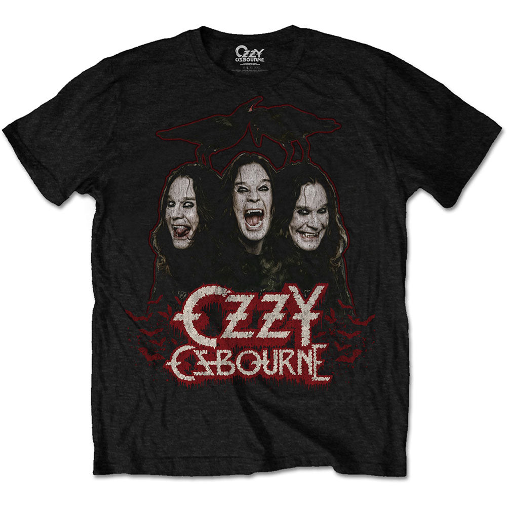 Ozzy Osbourne Crows & Bars Slim Fit T-shirt Front