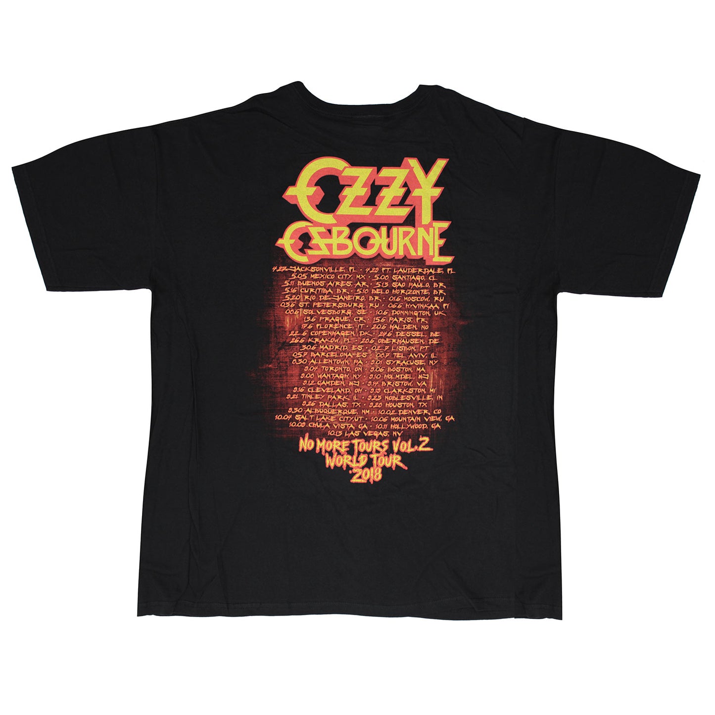 Ozzy Osbourne No More Tours Vol. 2. (Limited Edition - Collectors Item) Slim Fit T-shirt Back