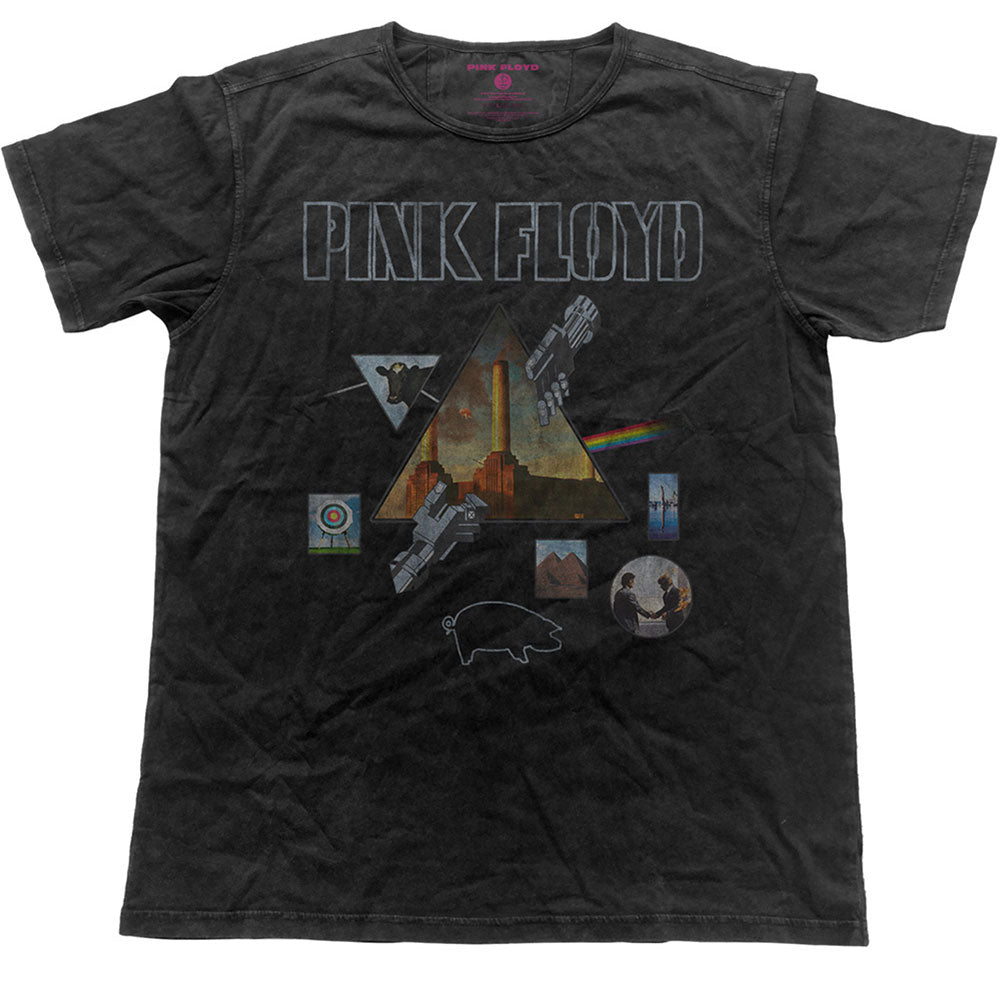 Pink Floyd Montage (Vintage Finish) Vintage T-shirt Front