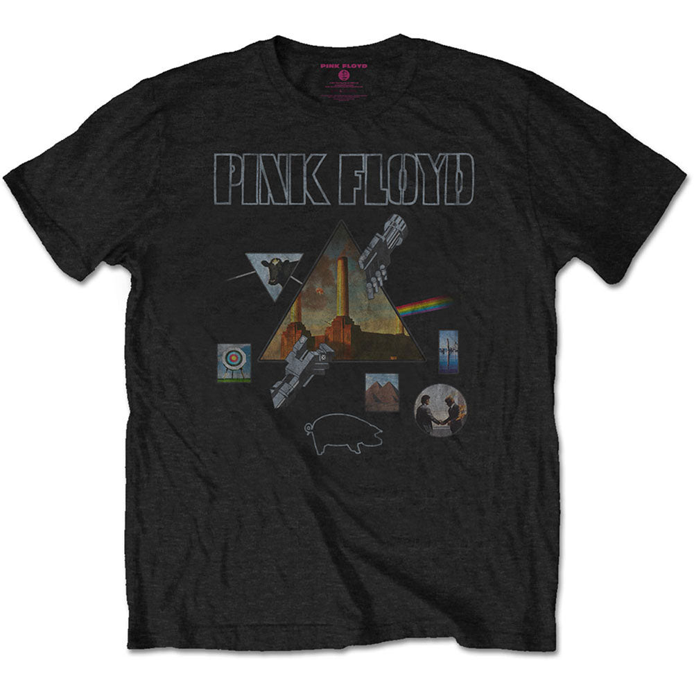 Pink Floyd Montage Slim Fit T-shirt Front